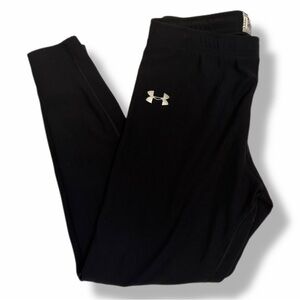 Under Armour Youth XL Black Compression Leggings Base Layer Athletic Pants